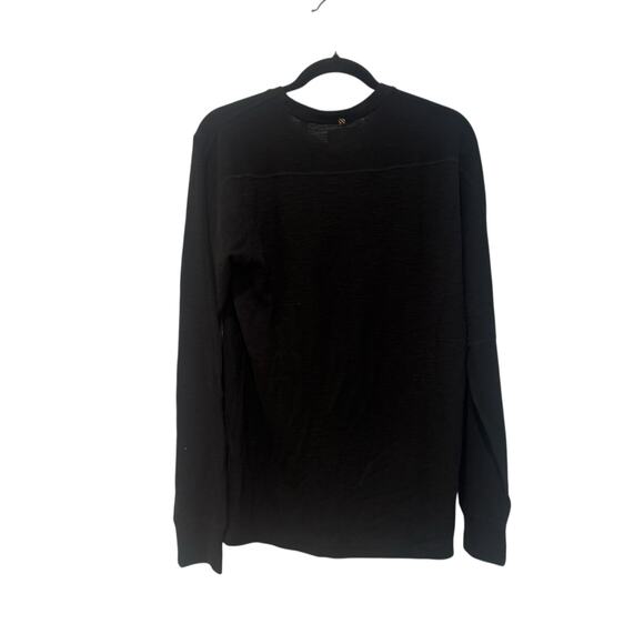 Billy Reid Men's Standard Fit Thermal Waffle Crewneck T-Shirt Black Size M NWT - Picture 4 of 11